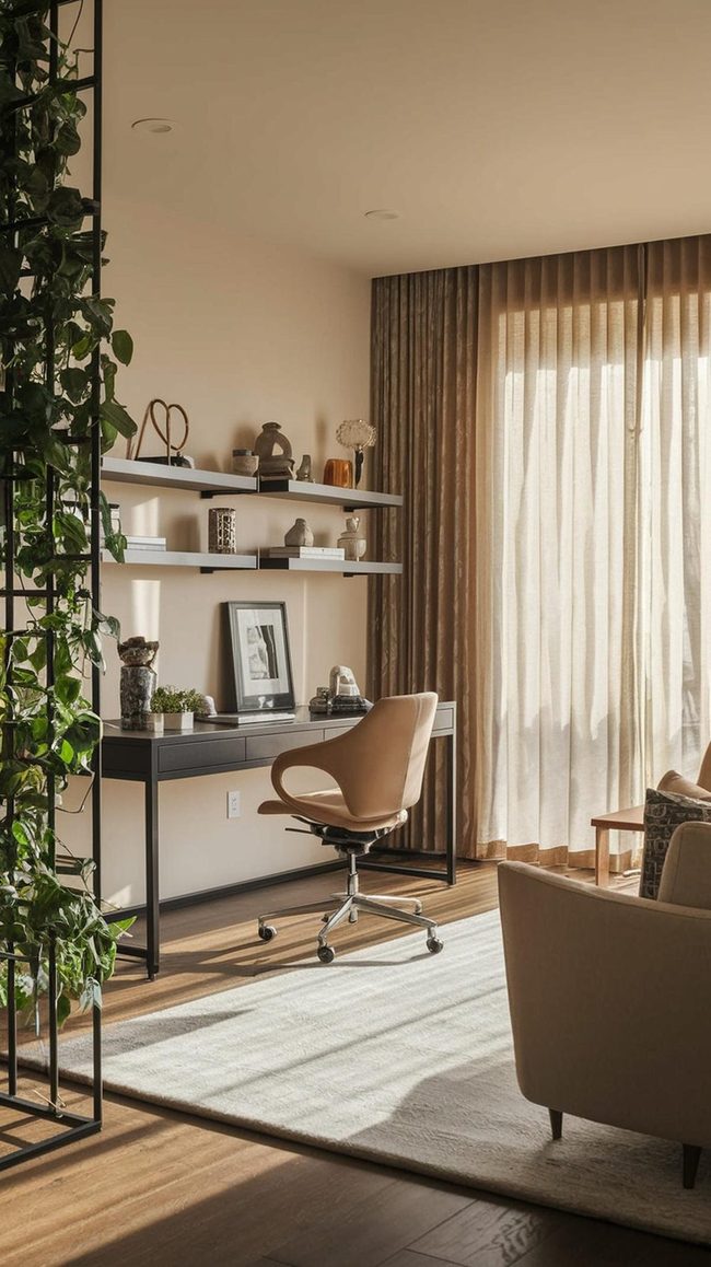 Low Profile Desk Behind Sofa