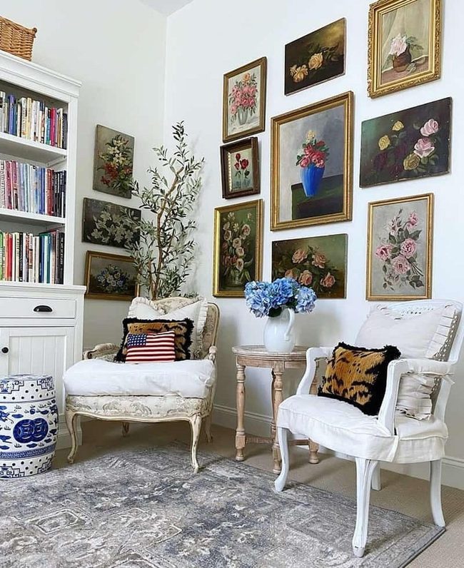 Gold Frame Gallery Wall Statement