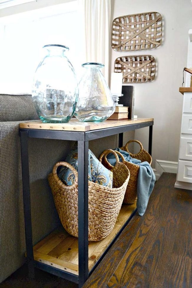 Iron And Reclaimed Wood Statement Piece