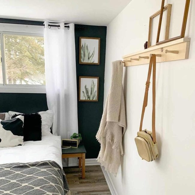 Dark Walls White Trim Sanctuary