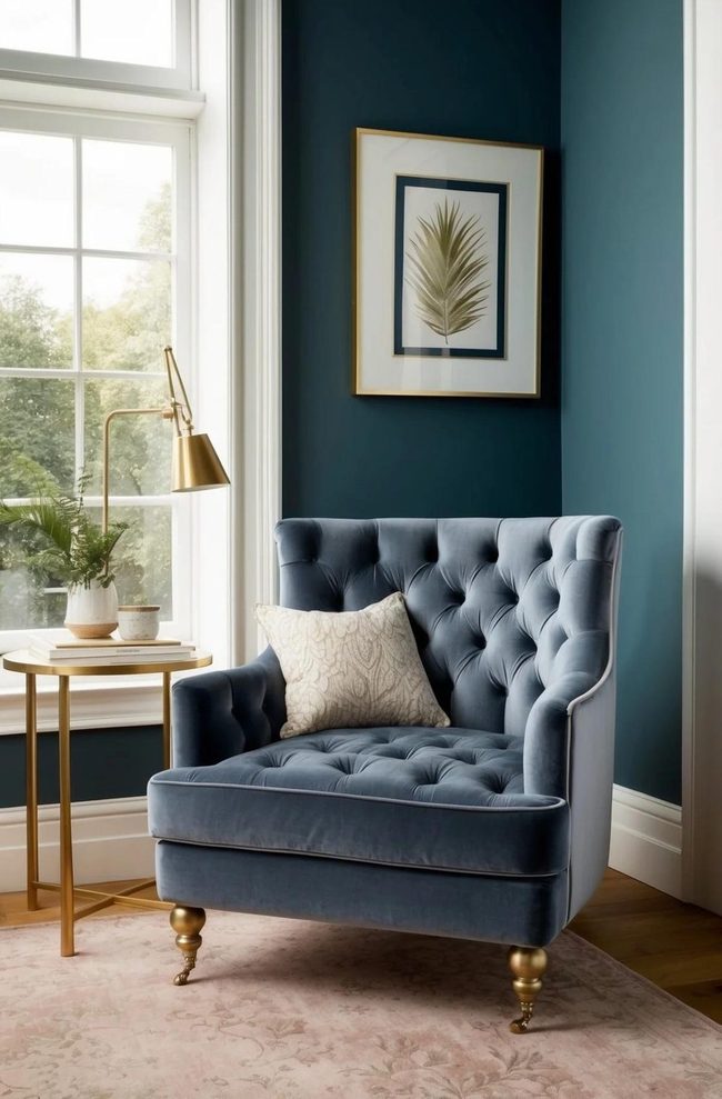 Plush Tufted Velvet Statement