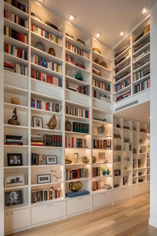 Floating Shelves Meet Ladder Design