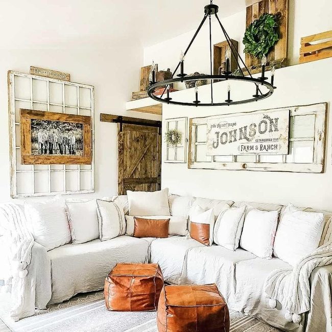 White Linen Meets Black Metal Elegance