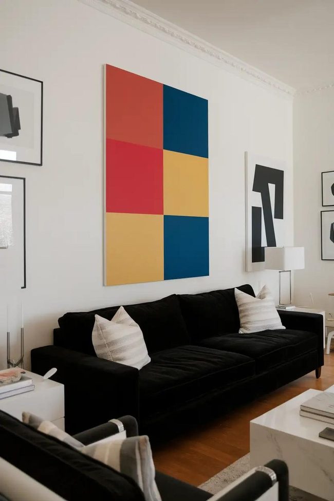 Red And Black Modern Statement