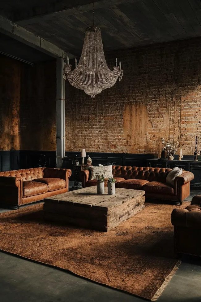 Exposed Wood Meets Black Metal