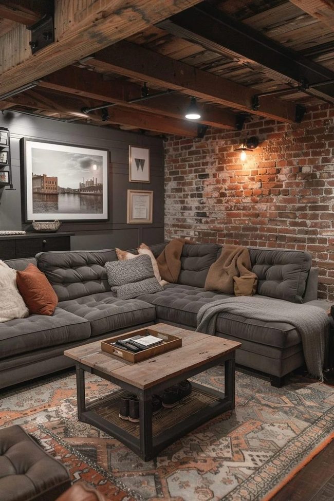 Brick And Beam Interior Statement