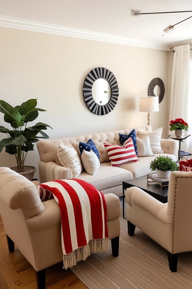 Navy Stars with Crisp Stripes