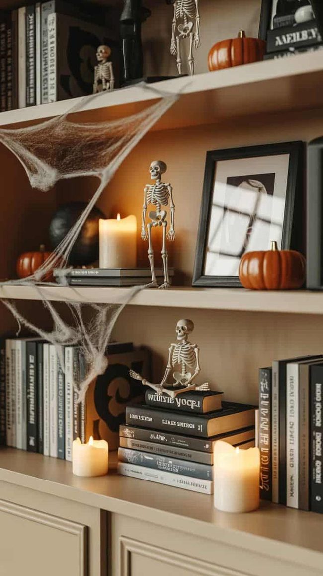 Skeleton Bones Shelf Styling