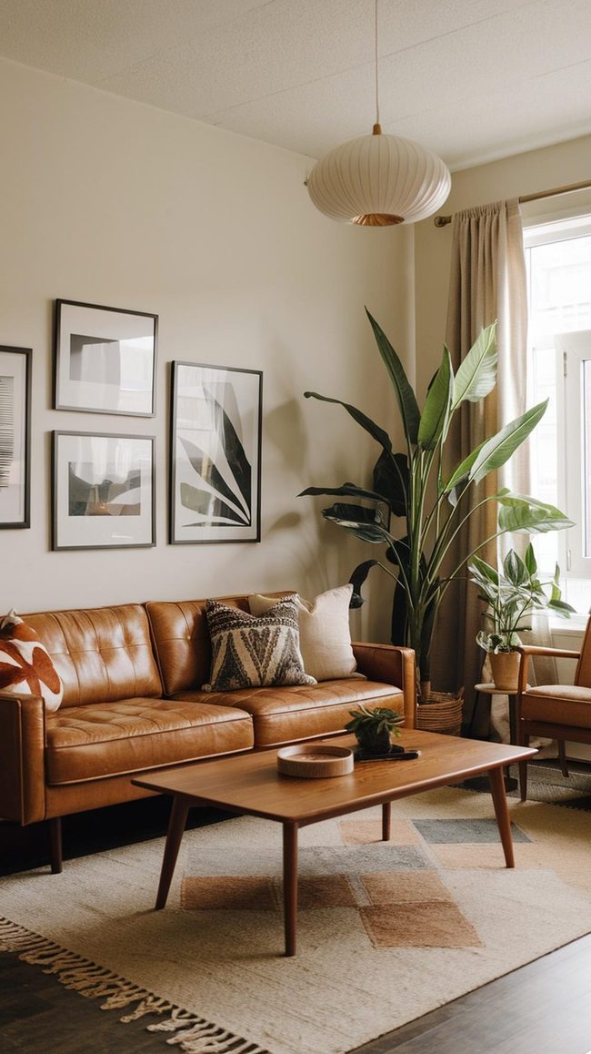 Green Ceiling Statement With Vintage Modern Mix