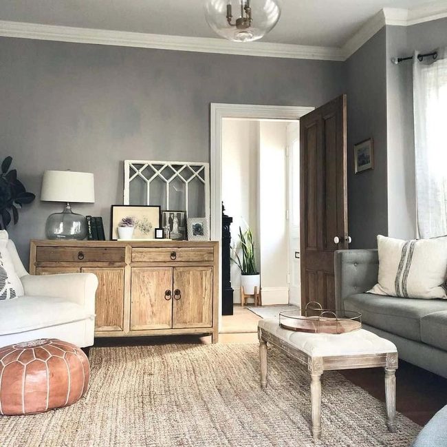 Purple-Gray Walls, Orange Pop