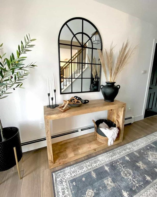 Dark Ash Wood Entry Statement