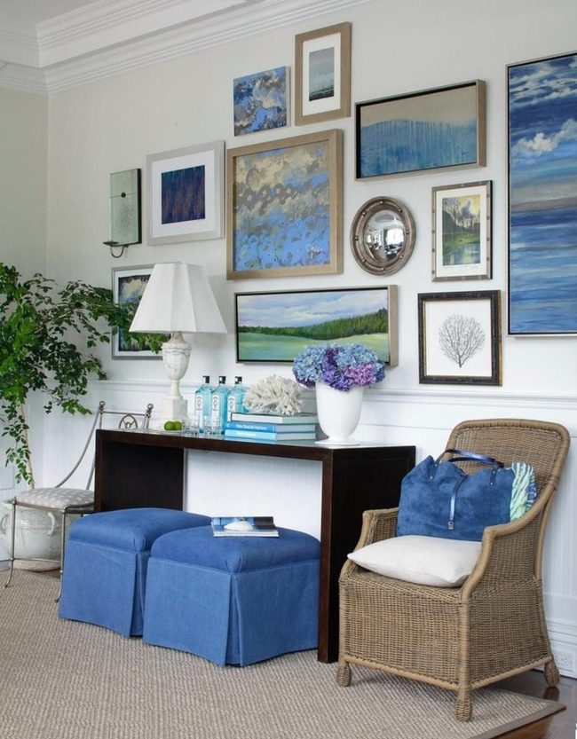 Blue Ocean Tones Coastal Living