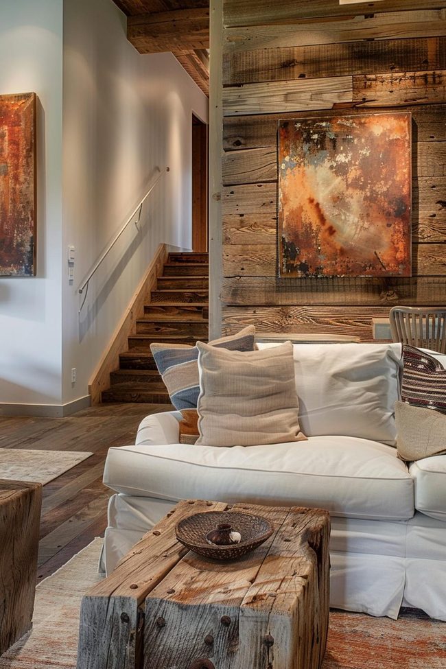 Reclaimed Natural Timber Industrial Mix