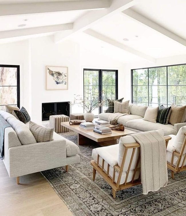 Sunlit Scandinavian Farmhouse Living