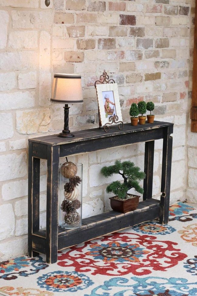 Reclaimed Wood Table, Five Color Choices