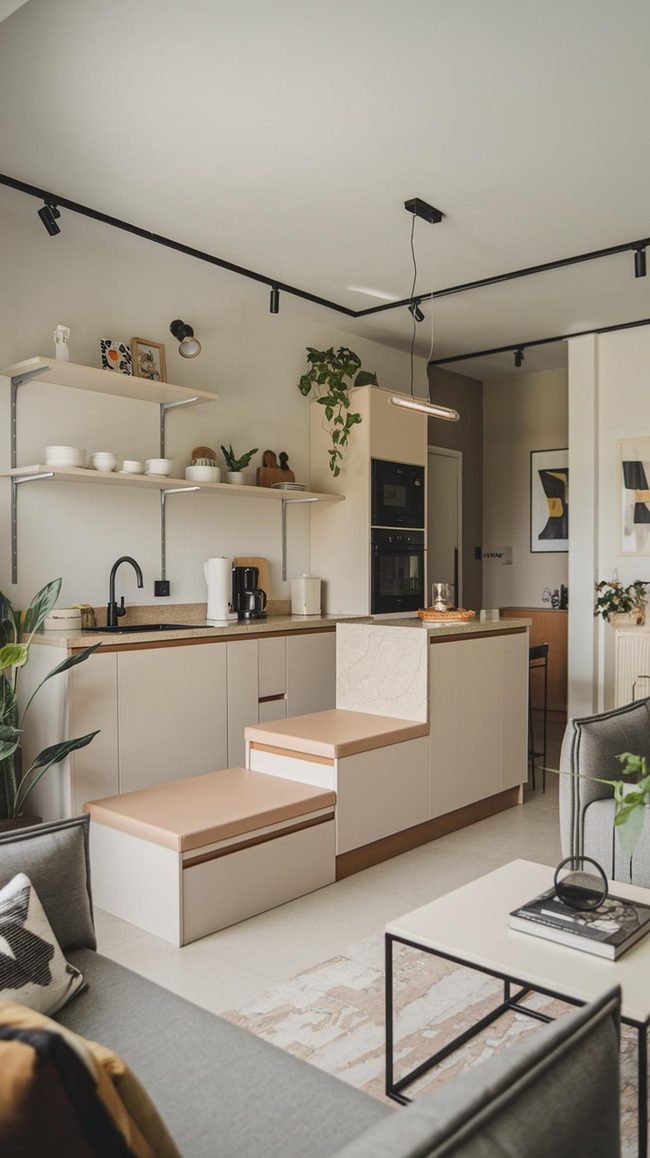 Vertical Storage Kitchen Openness