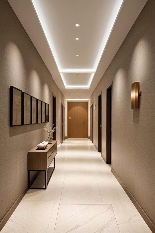 Layered Textures Transform Plain Corridors