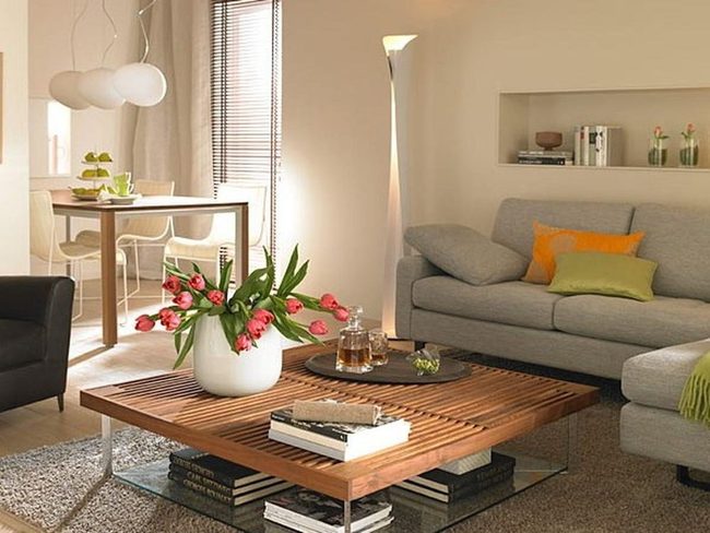 Warm Light Through Natural Wood Tones