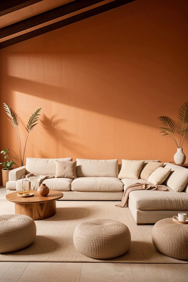 Terracotta Woven Earth Living