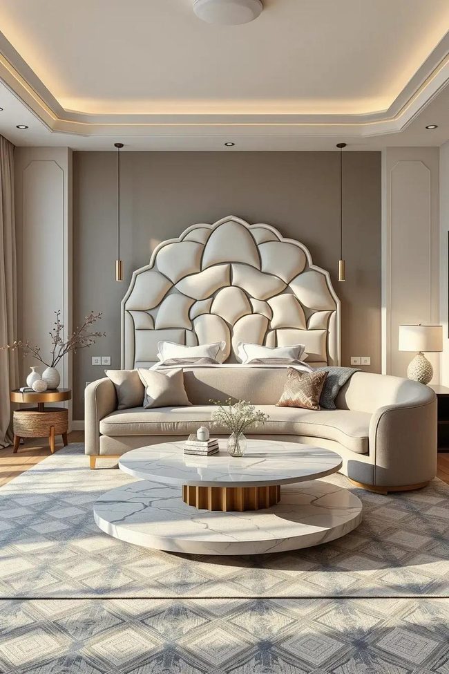 Curved Statement Softens Sharp Angles