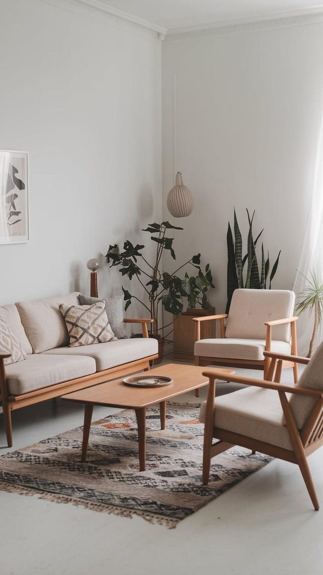 Plush Sofas Oversized Chairs Muted Rugs