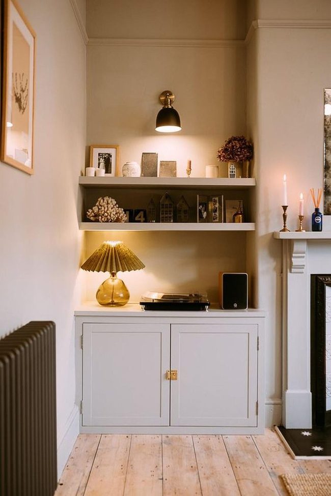 Curated Collections On Minimalist Shelves