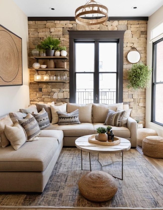 Colorful Collected Stories Sitting Area