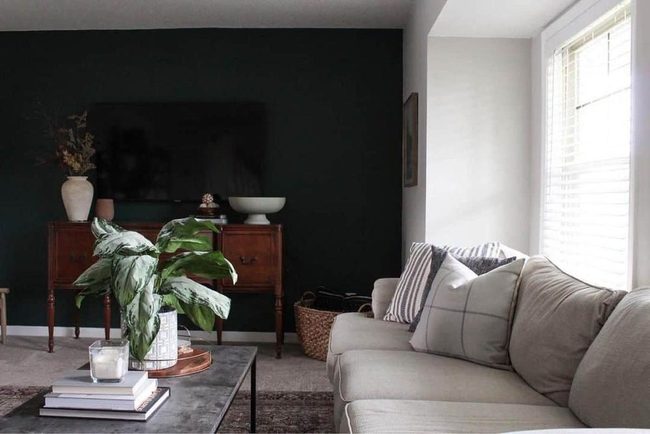 Gray Industrial Living Room