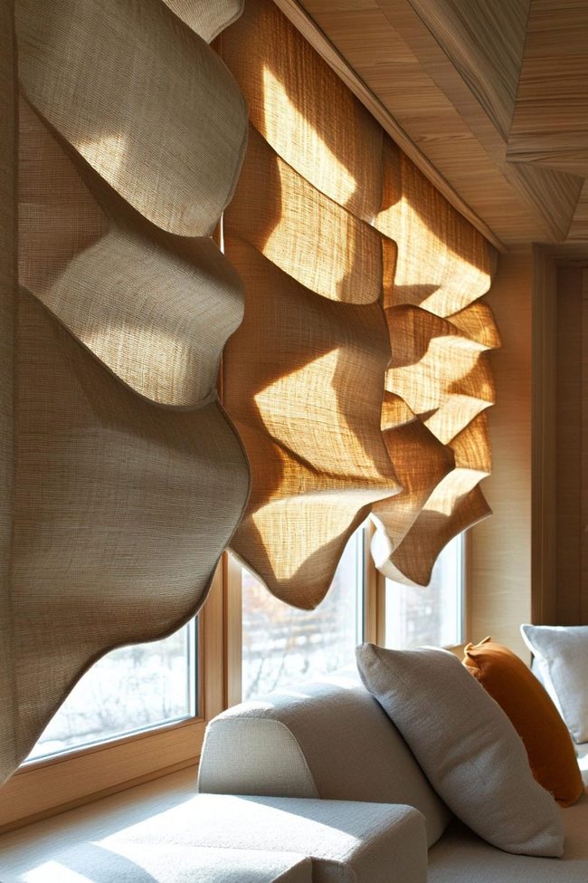 Fabric Roman Blinds Without Sewing