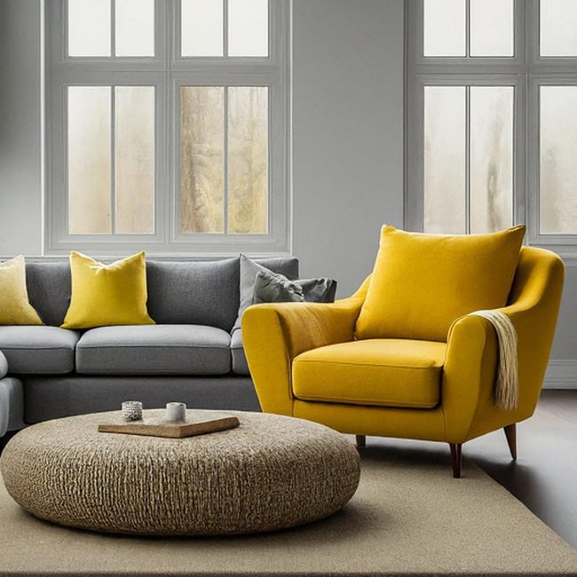 Yellow Accents Transform Neutral Spaces