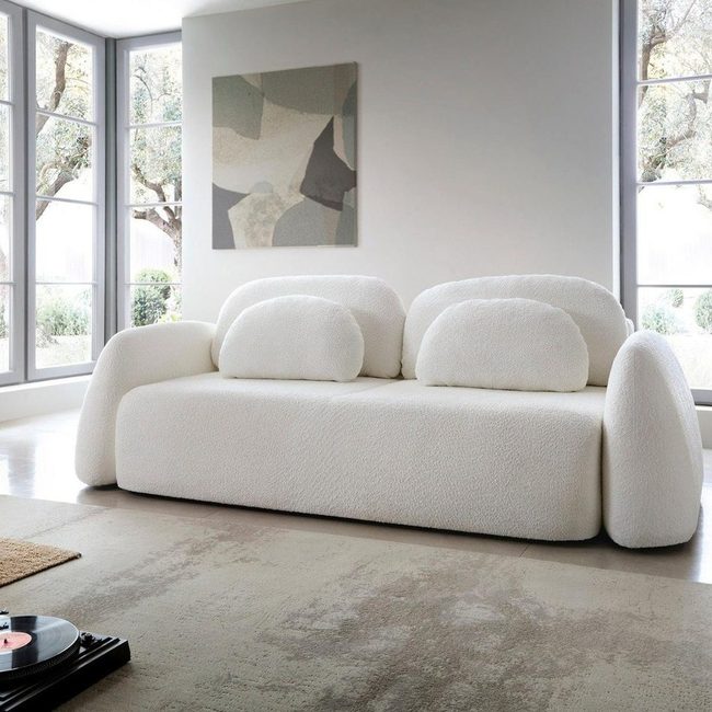 Curved Cloud Sofa In Cream
