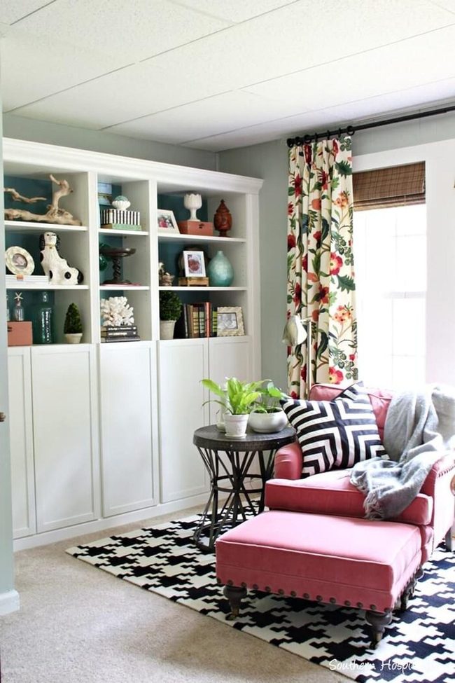 Botanical Prints With Deep Wood Tones