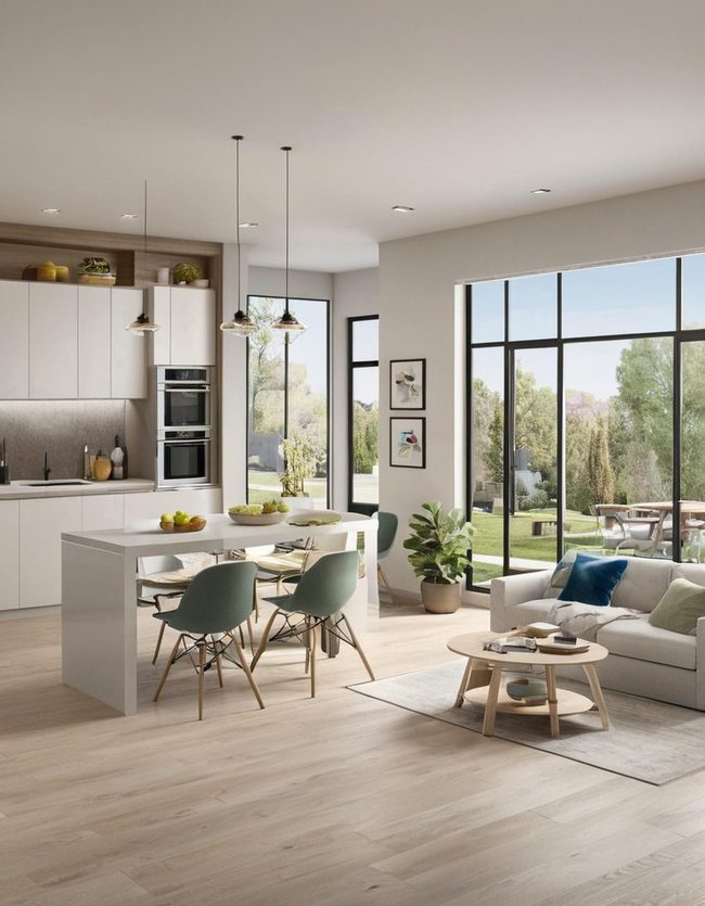 Open Plan Cooking Space Living Flow
