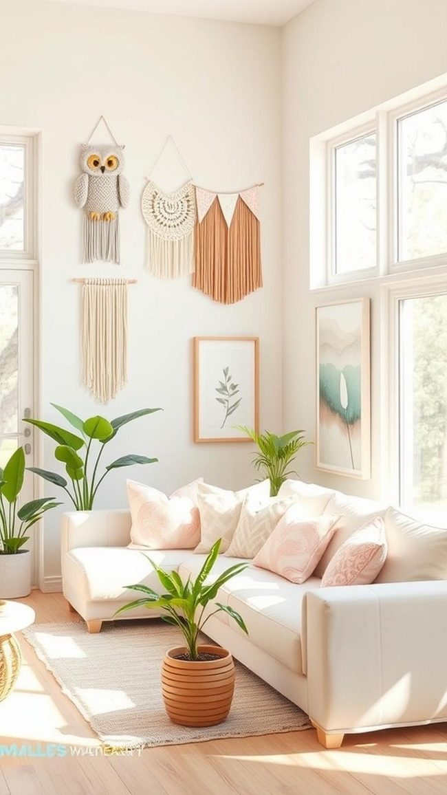 Macramé and Botanical Wall Art