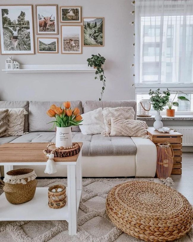 Raw Wood And Linen Textures