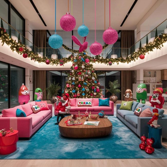 Neon Christmas Pops Parlor