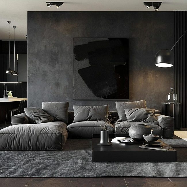 Black Matte Finishes Define Modern Interiors
