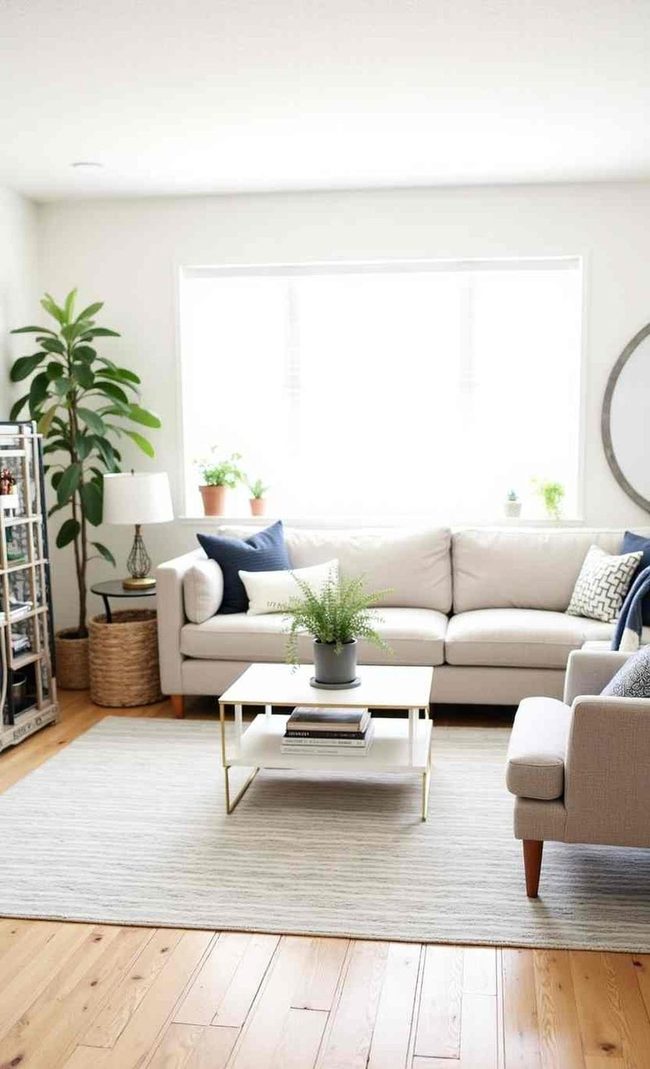 Practical Striped Flatweave Rug