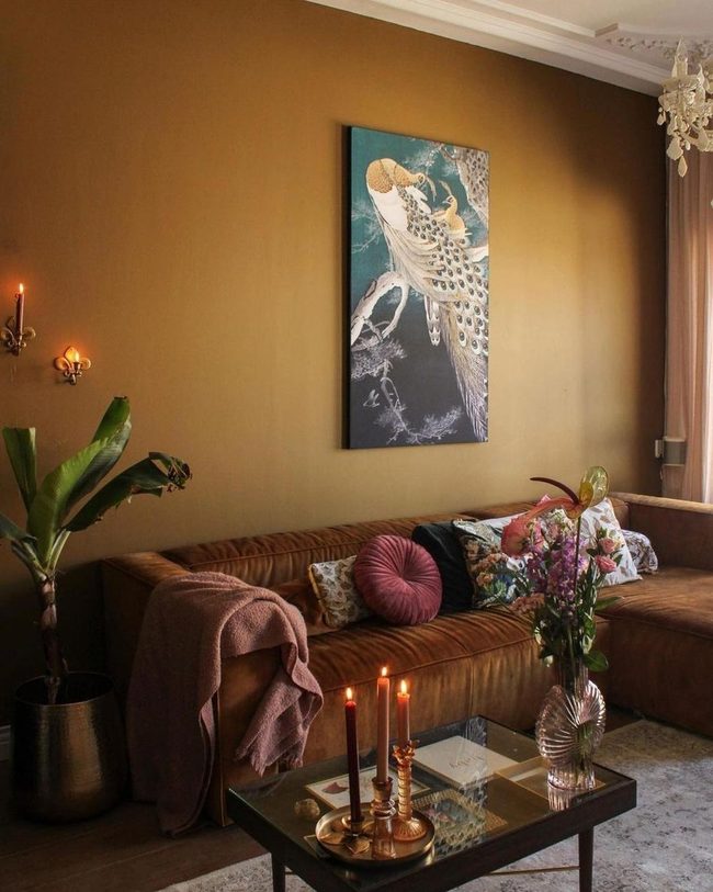 Deep Jewel Tones With Golden Accents