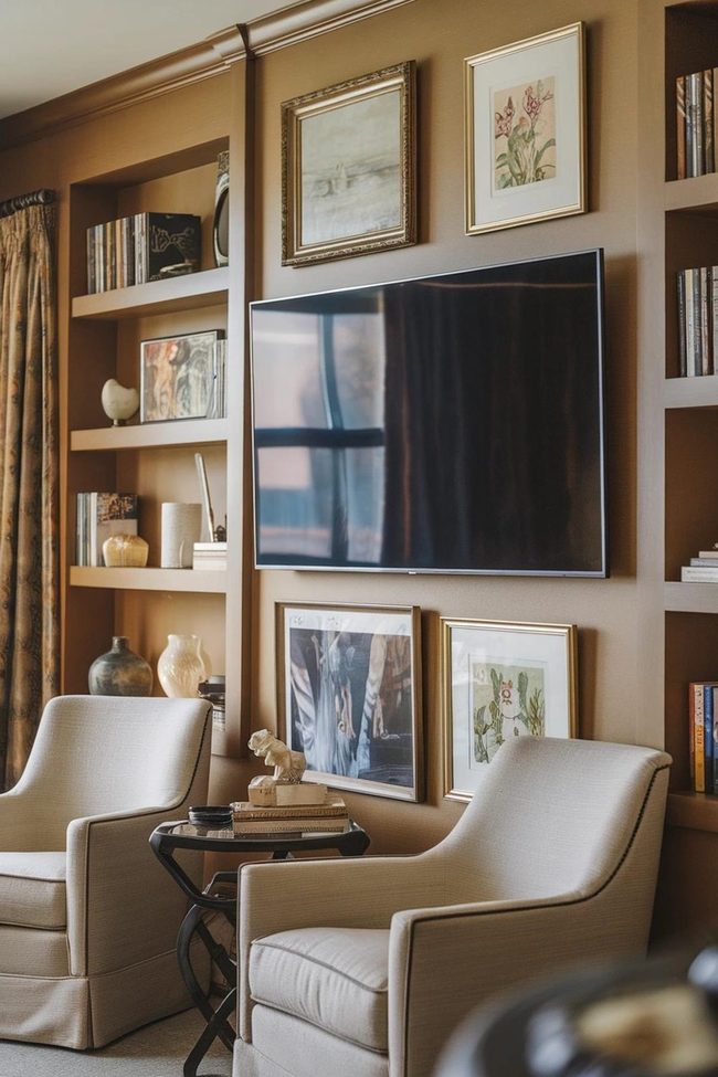 Framed Photos Frame Television