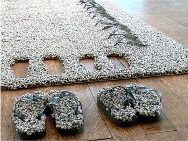 Footprints Woven Into Wool
