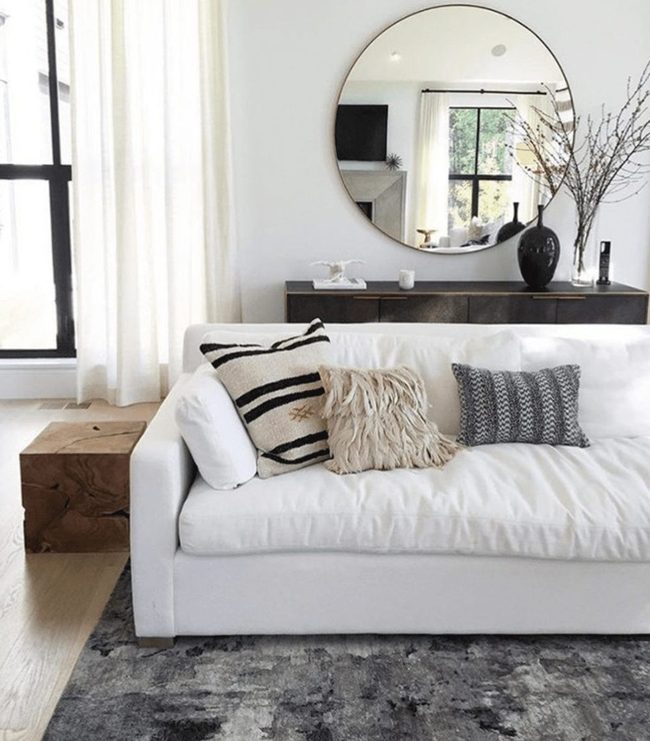 Mirror Backed Console Table Setup