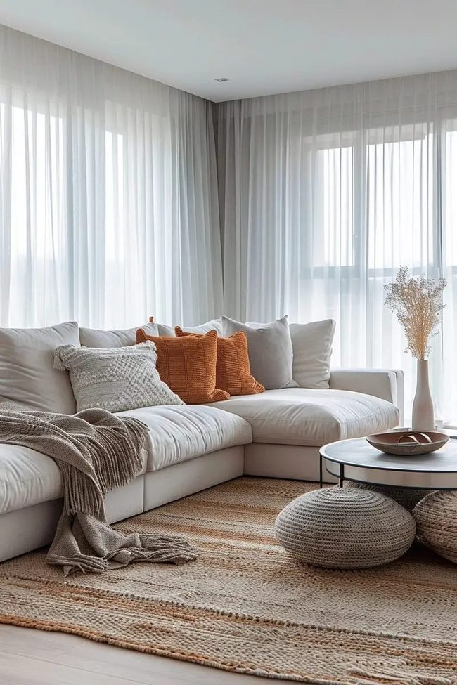Sunlit Room With Soft Textures