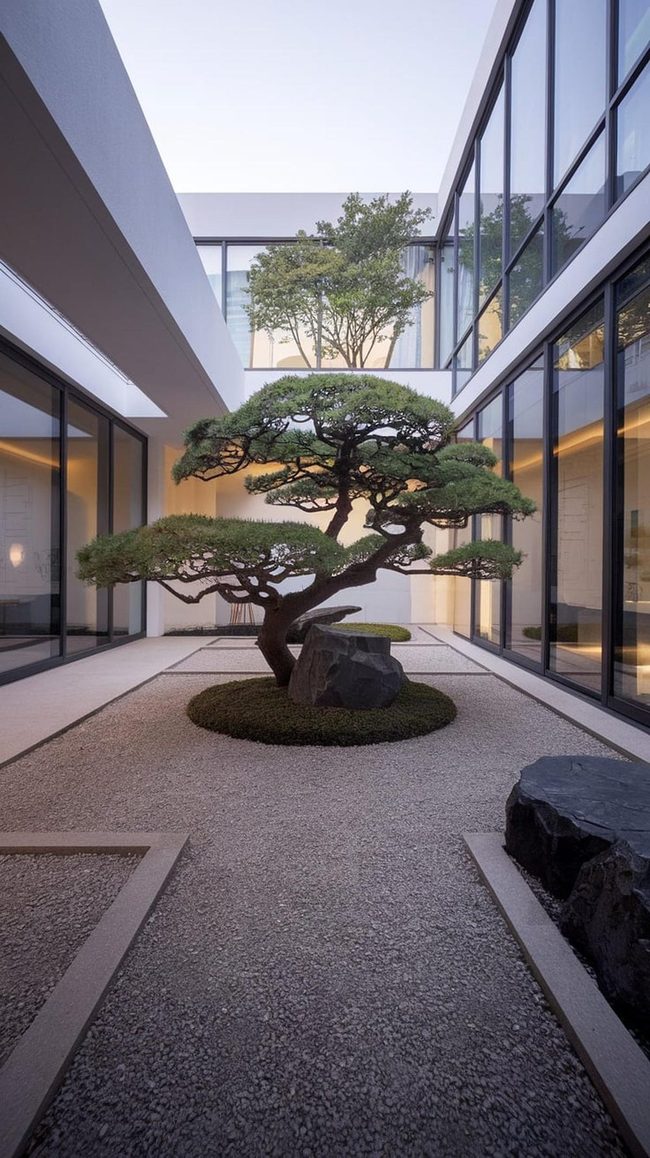Central Courtyard Open Living