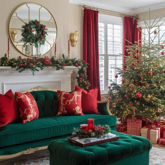 Red Velvet Meets Evergreen Gold
