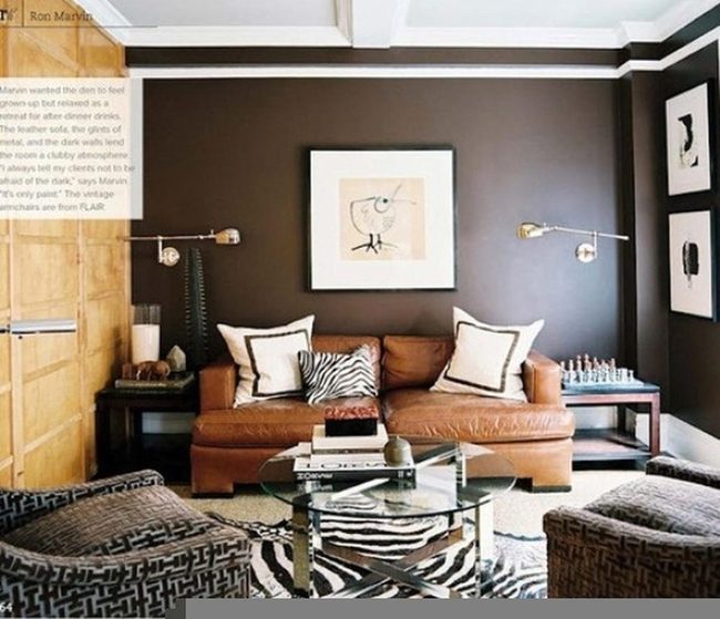 Zebra Print Rug Steals The Show