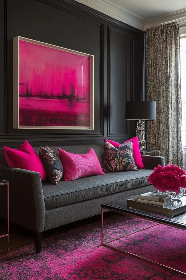 Electric Pink Modern Energy