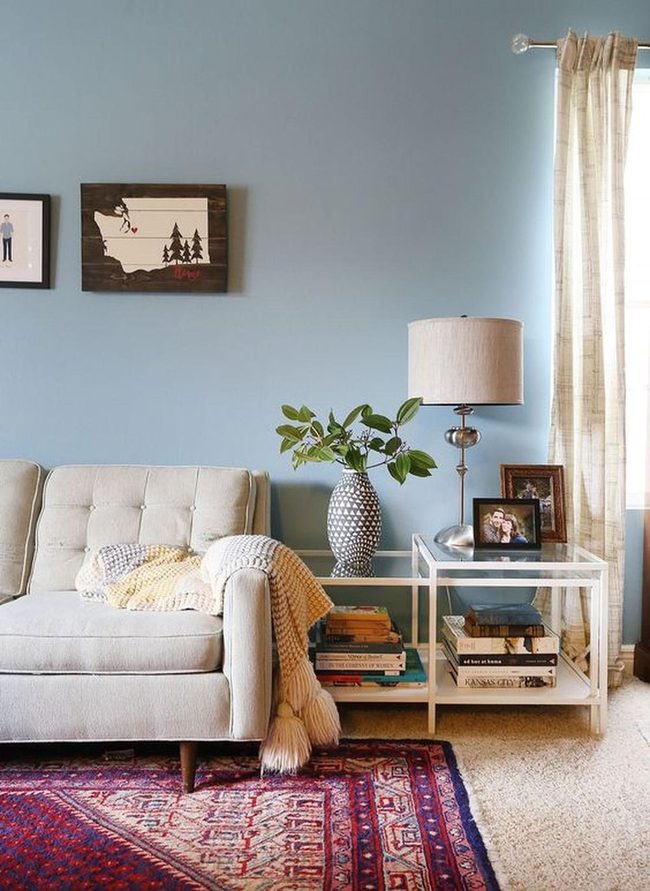 Light Blue Walls, Cozy Cream Comfort