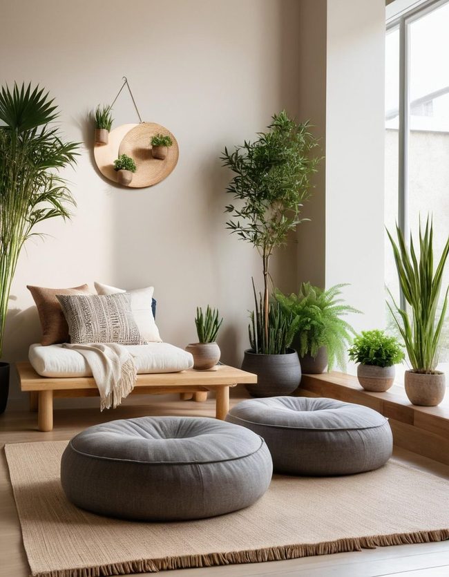 Floor Cushions and Candlelit Corners