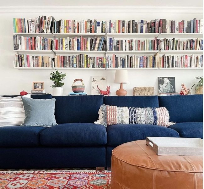 Floating Shelves Airy Storage